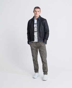 Superdry Surplus Goods Classic Graphic Férfi Pólók Fehér | MWGVX0974